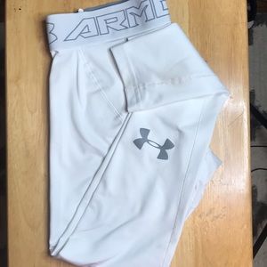Under Armour men’s compression pants white L
